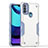 Silicone Matte Finish and Plastic Back Cover Case for Motorola Moto E30