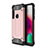 Silicone Matte Finish and Plastic Back Cover Case for Motorola Moto G8 Play