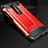 Silicone Matte Finish and Plastic Back Cover Case for OnePlus 8 Red