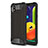 Silicone Matte Finish and Plastic Back Cover Case for Samsung Galaxy A01 Core