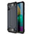 Silicone Matte Finish and Plastic Back Cover Case for Samsung Galaxy A02