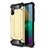 Silicone Matte Finish and Plastic Back Cover Case for Samsung Galaxy M02