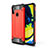 Silicone Matte Finish and Plastic Back Cover Case for Samsung Galaxy M11