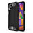 Silicone Matte Finish and Plastic Back Cover Case for Samsung Galaxy M31s Black