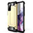 Silicone Matte Finish and Plastic Back Cover Case for Samsung Galaxy S20 FE 4G