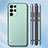 Silicone Matte Finish and Plastic Back Cover Case for Samsung Galaxy S22 Ultra 5G