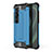 Silicone Matte Finish and Plastic Back Cover Case for Xiaomi Mi 10 Ultra Sky Blue