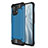 Silicone Matte Finish and Plastic Back Cover Case for Xiaomi Mi 11 Lite 4G Sky Blue