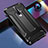 Silicone Matte Finish and Plastic Back Cover Case for Xiaomi Redmi K30 4G Black