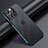 Silicone Matte Finish and Plastic Back Cover Case LD1 for Apple iPhone 13 Pro