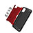 Silicone Matte Finish and Plastic Back Cover Case Magnetic for Apple iPhone 11 Pro