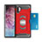 Silicone Matte Finish and Plastic Back Cover Case Magnetic for Samsung Galaxy Note 10 Plus 5G