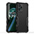 Silicone Matte Finish and Plastic Back Cover Case QW1 for Realme 9 5G Black