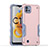 Silicone Matte Finish and Plastic Back Cover Case QW1 for Realme C11 (2021) Rose Gold