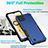 Silicone Matte Finish and Plastic Back Cover Case QW1 for Realme C20