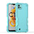 Silicone Matte Finish and Plastic Back Cover Case QW1 for Realme C20