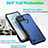 Silicone Matte Finish and Plastic Back Cover Case QW1 for Realme C21Y