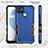 Silicone Matte Finish and Plastic Back Cover Case QW1 for Realme C21Y