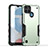 Silicone Matte Finish and Plastic Back Cover Case QW1 for Realme C25Y