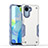 Silicone Matte Finish and Plastic Back Cover Case QW1 for Realme C30