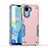 Silicone Matte Finish and Plastic Back Cover Case QW1 for Realme Narzo 50i Prime