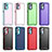 Silicone Matte Finish and Plastic Back Cover Case QW1 for Samsung Galaxy A14 4G