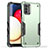 Silicone Matte Finish and Plastic Back Cover Case QW1 for Samsung Galaxy M02s