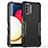 Silicone Matte Finish and Plastic Back Cover Case QW1 for Samsung Galaxy M02s