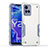 Silicone Matte Finish and Plastic Back Cover Case QW1 for Vivo Y21 White