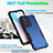 Silicone Matte Finish and Plastic Back Cover Case QW1 for Vivo Y76 5G