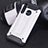 Silicone Matte Finish and Plastic Back Cover Case R01 for Huawei Honor 10i White