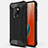 Silicone Matte Finish and Plastic Back Cover Case R01 for Huawei Mate 20 X 5G