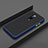 Silicone Matte Finish and Plastic Back Cover Case R01 for OnePlus 7T Pro