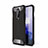 Silicone Matte Finish and Plastic Back Cover Case R01 for OnePlus 8