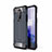 Silicone Matte Finish and Plastic Back Cover Case R01 for OnePlus 8