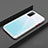 Silicone Matte Finish and Plastic Back Cover Case R01 for Oppo A72 White