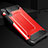 Silicone Matte Finish and Plastic Back Cover Case R01 for Samsung Galaxy A70S Red