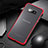 Silicone Matte Finish and Plastic Back Cover Case R01 for Samsung Galaxy S10e Red