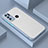 Silicone Matte Finish and Plastic Back Cover Case R01 for Vivo Y50 Gray