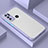 Silicone Matte Finish and Plastic Back Cover Case R01 for Vivo Y50 Purple