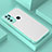 Silicone Matte Finish and Plastic Back Cover Case R01 for Vivo Y50 Sky Blue