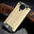 Silicone Matte Finish and Plastic Back Cover Case R01 for Xiaomi Poco F2 Pro Gold