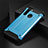 Silicone Matte Finish and Plastic Back Cover Case R02 for Xiaomi Redmi Note 8 (2021) Sky Blue