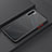 Silicone Matte Finish and Plastic Back Cover Case R03 for Oppo A91 Black