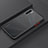 Silicone Matte Finish and Plastic Back Cover Case R03 for Oppo Reno3 Black