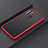 Silicone Matte Finish and Plastic Back Cover Case R03 for Xiaomi Redmi Note 8 (2021) Red