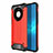 Silicone Matte Finish and Plastic Back Cover Case U01 for Huawei Mate 40E 4G Red