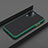 Silicone Matte Finish and Plastic Back Cover Case U01 for Huawei P40 Lite Green