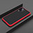 Silicone Matte Finish and Plastic Back Cover Case U01 for Huawei P40 Lite Red