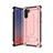 Silicone Matte Finish and Plastic Back Cover Case U01 for Samsung Galaxy Note 10 5G Rose Gold